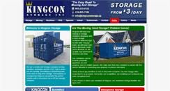 Desktop Screenshot of kingconstorage.ca